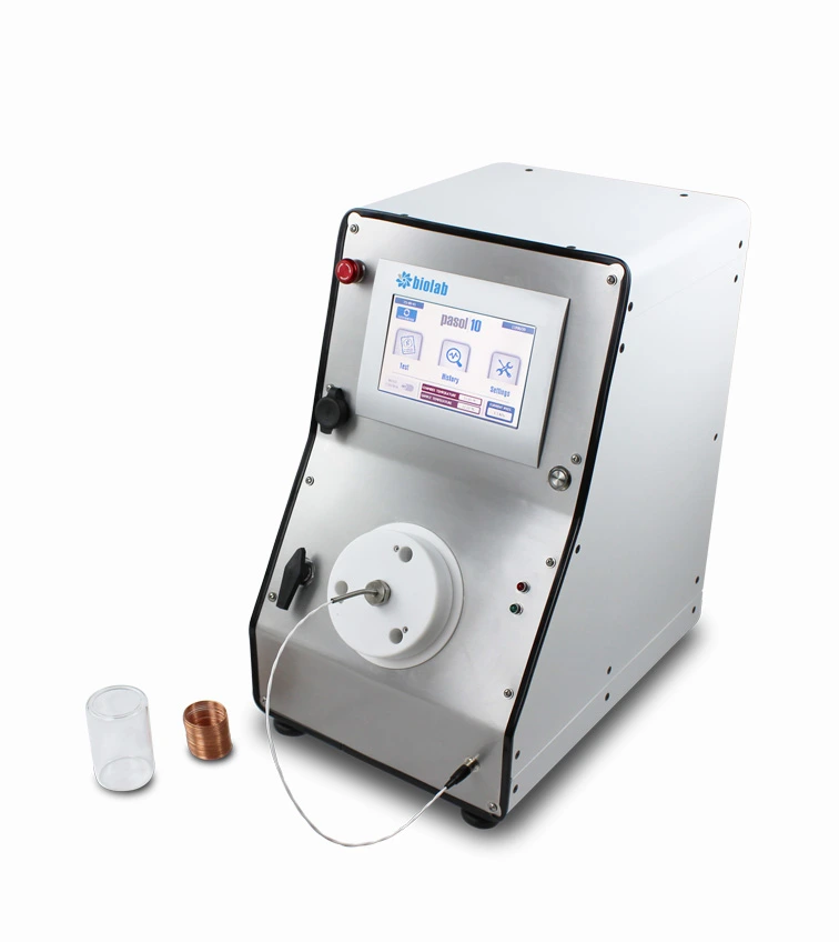 Gambar pertama - Pasol-Oxidation-Stability-Analyzer - depan samping kanan